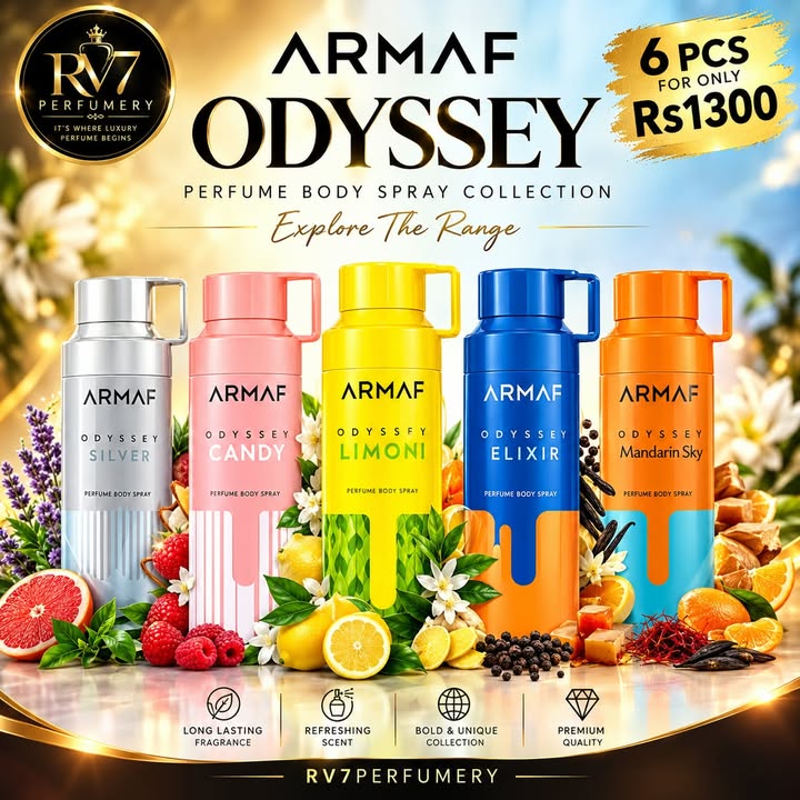 Armaf Body Spray -Set 6cps